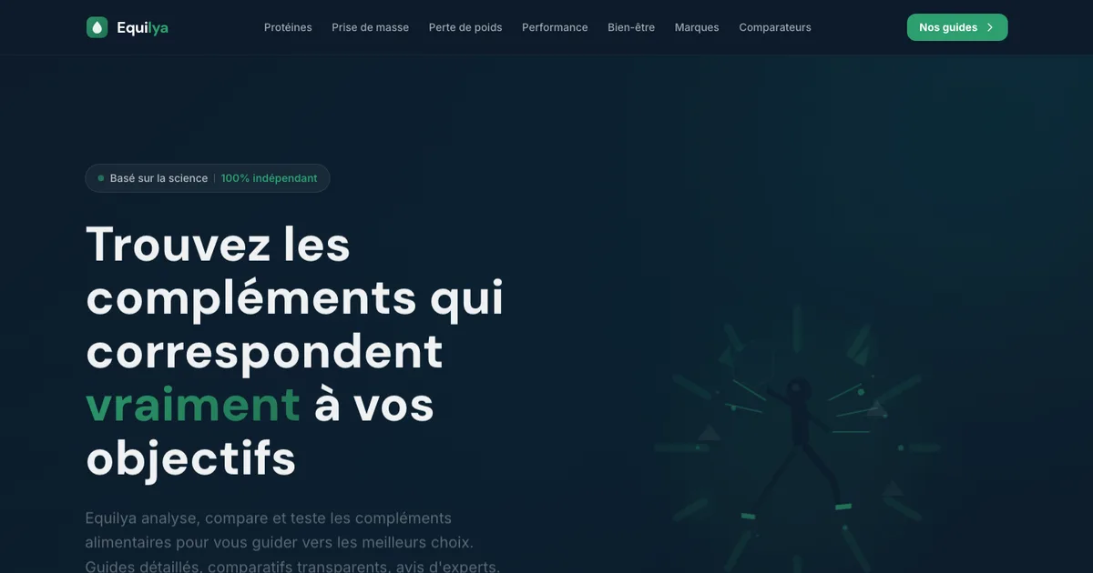 Site Equilya - Nutrition & Santé