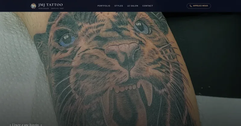 Site JMJ Tattoo - Salon de tatouage