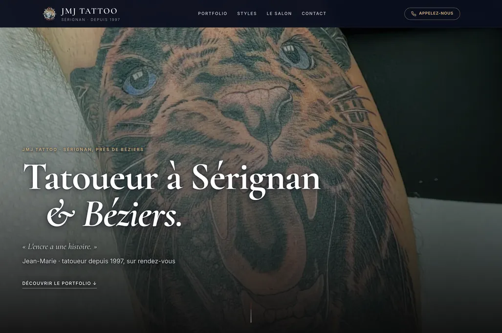Site réalisé par WebTrafic : Tatouage