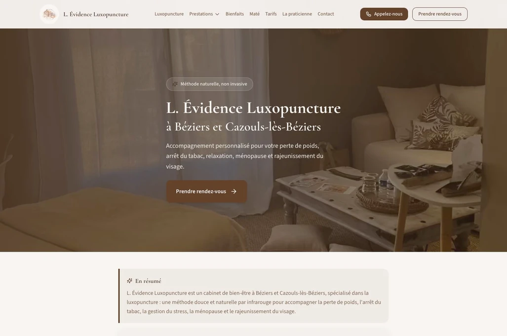 Site réalisé par WebTrafic : Bien-être